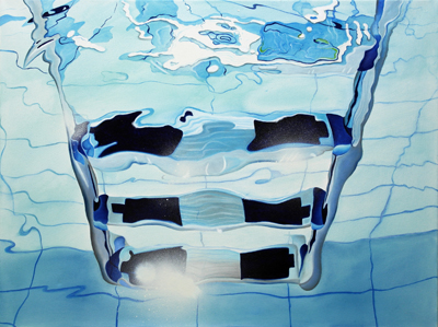 Leiter, 60 x 80 cm, �l auf Leinwand, 2026